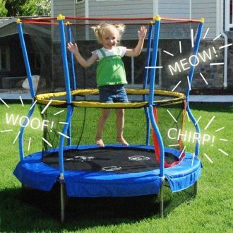 Trampolina interaktywna dla dzieci skacz i ucz się, do domu i ogrodu NOWOŚĆ!!!!!