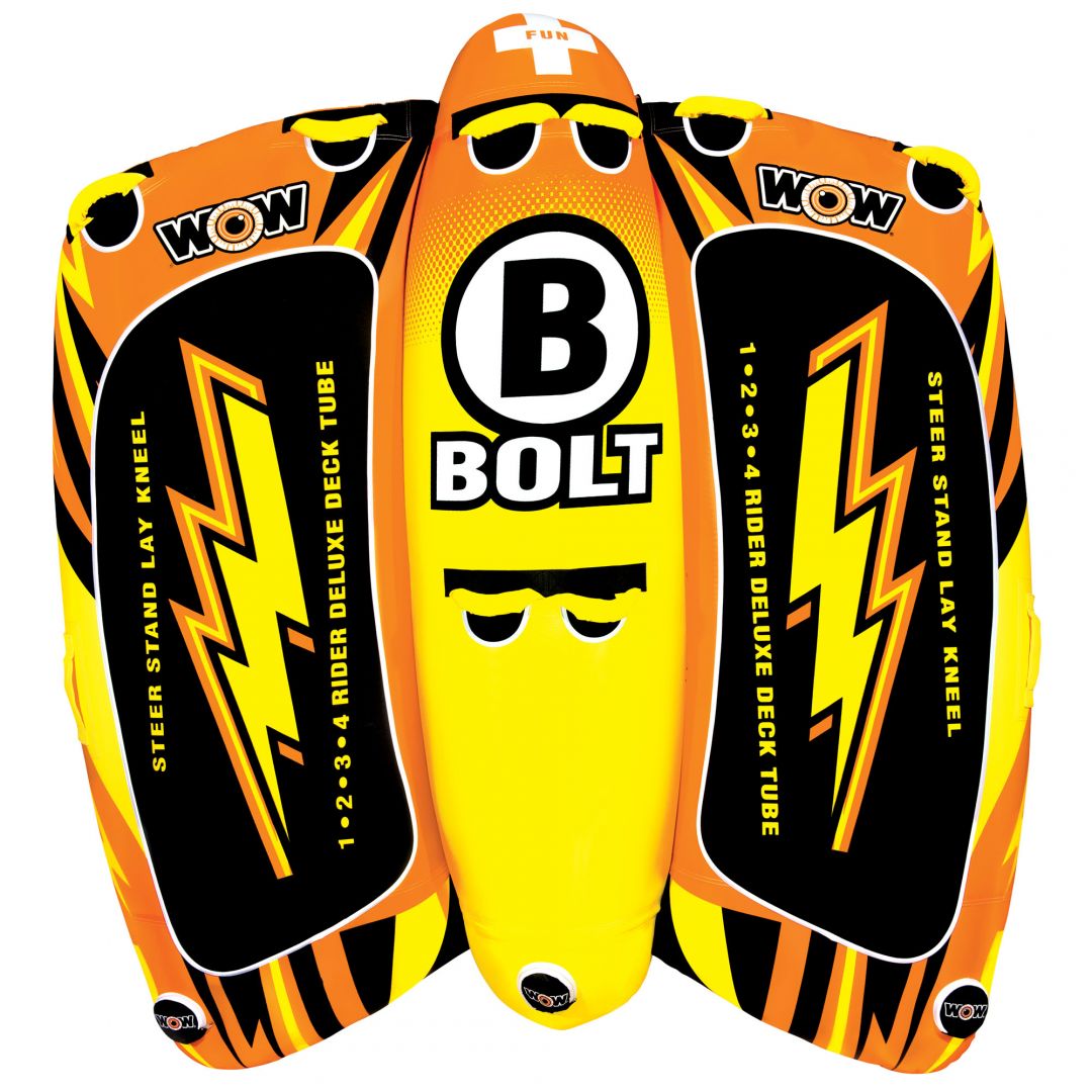 Bolt Funtube für 1-4 Personen mit dem patentierten Flex-Wing-System